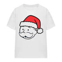 (XL, White) Hasbro Womens/Ladies Mr Monopoly Santa Hat T-Shirt