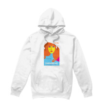 (S, White) Star Trek Mens The Next Generation Season 4 Episode 5 Hoodie