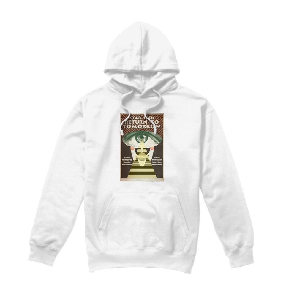 Star Trek (L, ) Mens The Original Series Episode 49 Hoodie White