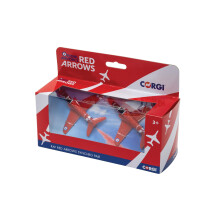 Corgi CS90687 Red Arrows Synchro Pair Twin Pack Model Airplane - Diecast Planes & Aircraft Models for Ages 3+, Die Cast Plane, Toy Airplanes - Gift f