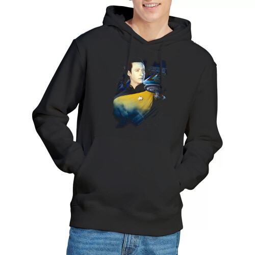 Star Trek (L, Black) Star Trek Mens 25th Data Hoodie 1