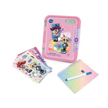 VTech Secret Safe Voice Note Diary, Interactive Diary, Secret Diary with Voice Notes, Personalise with your own Design, Gifts for Children with 3 Gam