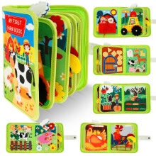 Busy Book Montessori Board Felt Quiet Book Toddler Baby Busy Board Toys