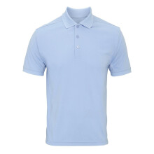 (S, Light Blue) Premier Mens Coolchecker Polo Shirt