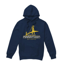 (XXL, Navy) Star Trek Mens Marathon Logo Hoodie