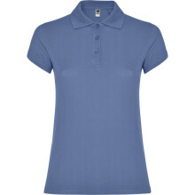 (M, Riviera Blue) Roly Womens/Ladies Star Polo Shirt