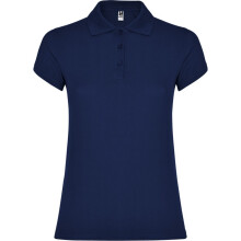 (M, Navy Blue) Roly Womens/Ladies Star Polo Shirt