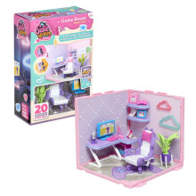 Goliath Suite Spaces - Game Room Set | Your Room, Your Rules! Contains 20 Gaming Themed Accessories | Modular Dolls House Rooms with Customizable Fur
