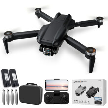 Maraiss Drone with Camera 4K,Brushless Motor Drone for Adults & Kids,180 Adjustable Lens,Optical Flow Hover, Gesture Control,150M Control Range,Stun