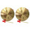 2Pièces Gong Cuivre Résistant Avec Maillet Décoration 4