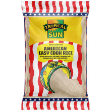Tropical Sun Easy Cook Rice 2 kg (Pack of 6), Premium Long Grain Rice for Fluffy Results, Quick-Cooking & Versatile for Curries, Stir-Fries, Meal Prep