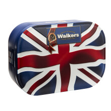 Walker's Shortbread Biscuits Union Jack Gift Tin, Traditional All-Butter Scottish Recipe, 120?g (Pack of 12)