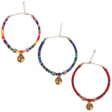 6Pièces Colliers De Pour Chats En Coton Avec Cloche Colorée