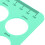 5Ensembles Cartes Tétine Flange Vert Compact Portables 8