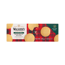 Walkers Shortbread Gluten Free Rounds, Traditional Pure Butter Scottish Recipe, 140g (Pack of 12)