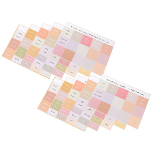 Small Bible Tabs Assorted Colors Paper Page Dividers for Study 2