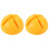 2Pièces Support De Pied De Mât Orange Pour Extérieur Durable 3