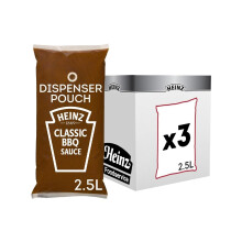 Heinz Classic BBQ Sauce Dispenser Pouches 3x2.5L