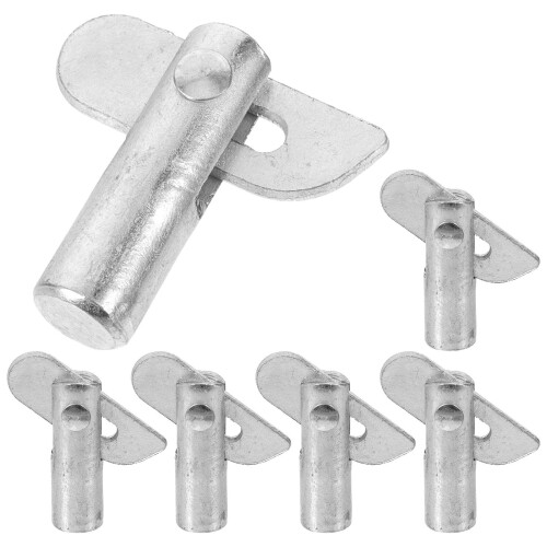 16Pièces Petites Pièces Échafaudage Verrou Galvanisé Durable Argent 2