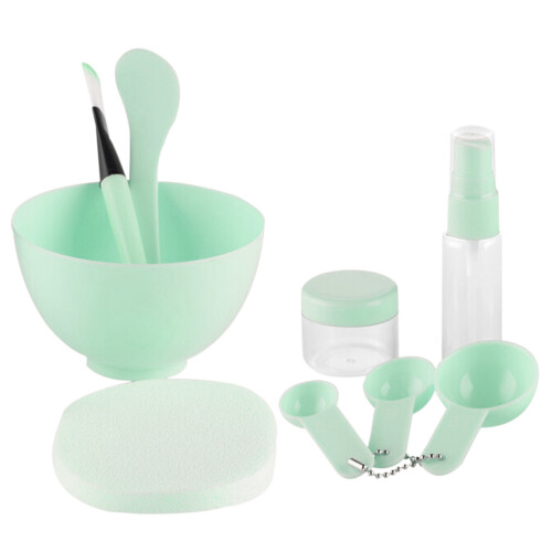 27Pièces Kit D'accessoires Masques Faciaux Vert Pour Usage Domestique