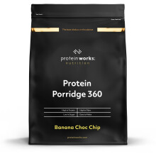 Protein Works - Protein Porridge 360, High Protein, Low Sugar Breakfast, Added Vitamins & Minerals, Low GI Wholegrain Oats, High Fibre, Banana Choc