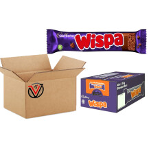 Cadbury Wispa Chocolate Bar, Velvety Bubbly Texture, 36 g (Box of 48)