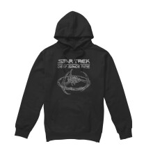 (XXL, Black) Star Trek Mens Deep Space Nine Station Hoodie