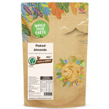 Whole Food Earth? - Flaked Almonds 3 kg | GMO Free | High Fibre | Source of Protein