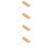 4Pièces Percussion Bois Massif Bloc Rythme Enfant Avec Maillet Marron 10