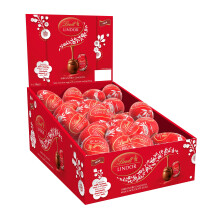 Lindt Lindor Milk Chocolate Egg Display Tray 28g ? Mini Milk Chocolate Truffle with Smooth Melting Filling ? Easter Chocolate Treat ? Easter, gift