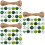 3Ensembles Perles Spacer Bois Vert Pour Décorations DIY Festives 6