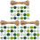3Ensembles Perles Spacer Bois Vert Pour Décorations DIY Festives 3