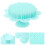 2Pièces Bain Silicone Nettoyage Doux Cuir Chevelu 11