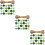 3Ensembles Perles Spacer Bois Vert Pour Décorations DIY Festives 8