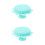 2Pièces Bain Silicone Nettoyage Doux Cuir Chevelu 7