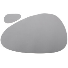 3Ensembles Sous-Verres Et Ensembles De Table Gris PU Décoratifs