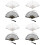 8Pièces Éventails Pliables En Dentelle Couleurs Variées 7
