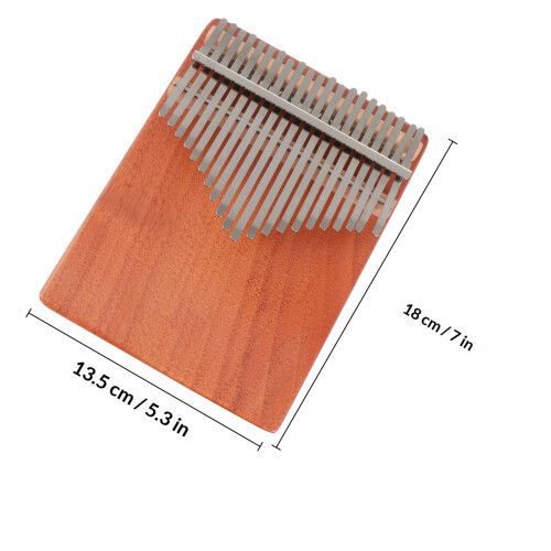 1Ensemble Piano À Pouce Kalimba En Acajou Avec Accessoires 1