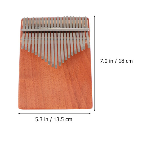 1Ensemble Piano À Pouce Kalimba En Acajou Avec Accessoires 2