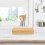 boîte rangement bambou couvercle pour ustensiles 2 pièces 4