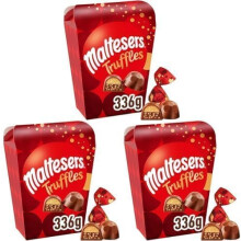 Maltesers Milk Chocolate Truffles, Chocolate Gifts, Large Gift Box, Mother's Day, 336g (Pack of 3)