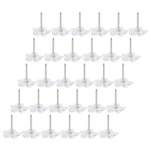 100Pièces Punaises Simples Bleues En Plastique Métal Pour Rapide