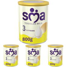 SMA Toddler Milk Powder, 1-3 Years, 800g (Pack of 4)