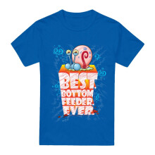 (3XL, Royal Blue) SpongeBob SquarePants Mens Best Bottom Feed Ever T-Shirt