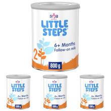 Little Steps by SMA Formula Follow On Milk 6 months+, 800g (Pack of 4)