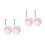 4Pièces Roulettes De Remplacement Rose Pour Trotteur Bébé Antibruit 6