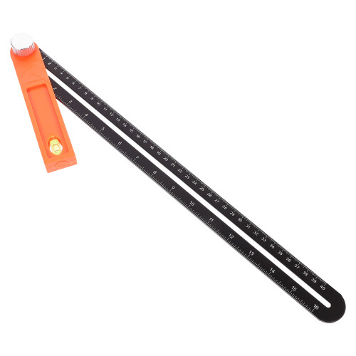 3Pièces Règle D'atelier Double Échelle Orange Noire 2