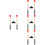 4Ensembles Maillets Percussion Rouge Manche Antidérapant Bois Naturel 8