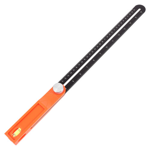 3Pièces Règle D'atelier Double Échelle Orange Noire 1
