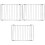 3Pièces Filet Four Électrique Grill Barbecue Acier Argent Durable 4